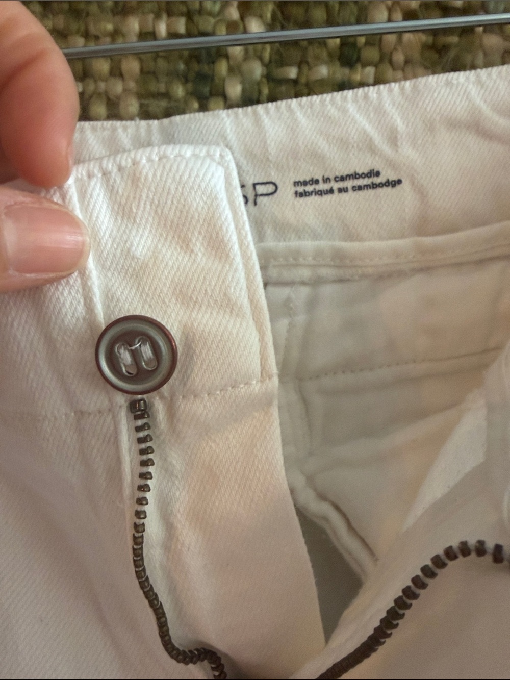 Pilcro Corset High-Rise Crop Culotte Jeans Sz 25 - Picture 9 of 10